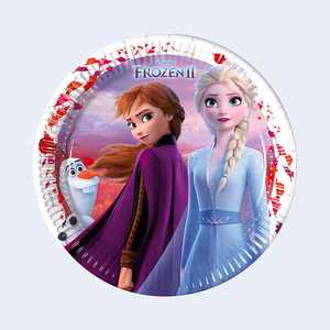 Platos Desechables Frozen de 23 cm, 6 Piezas, Vajilla para Fiestas Infantiles, Celebración de Cumpleaños - Product Image 2