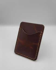 กระเป๋าสตางค์แบบบางที่ใส่บัตรหนังแท้หรูหรามีคุณสมบัติป้องกัน RFID สำหรับเดินทาง HLC-0003ผู้ชายและผู้หญิง - Product Image 4