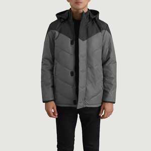 Veste d'hiver à col montant, chaude et épaisse, de haute qualité pour hommes - Product Image 1