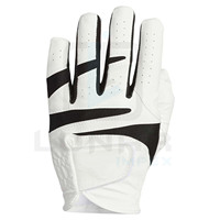Personalizable mano izquierda blanco Cabretta piel de oveja guantes de golf de larga duración tamaño universal guantes deportivos flexibles