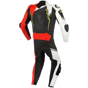 Traje de Motociclismo de Cuero Vacuno Auténtico de una Pieza para Hombre, Resistente al Viento, Talla Grande, con Característica Antiviento - Product Image 2