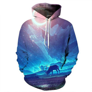Sweat-shirts en polaire unisexe à motif uni, impression numérique, broderie, hiver, ODM, 100% polyester, imperméables, écologiques, 370g - Product Image 5