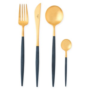 Hot Selling Stainless Steel Metal <b>Gold</b> Color Luxury Hotel Wedding <b>Cutlery</b> Low Prices Flatware <b>Cutlery</b> <b>Set</b> - Product Image 4
