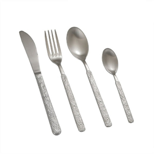 Juego de Cubiertos de Metal plateado de excelente calidad al por mayor, cucharas de cena, tenedores y cuchillos, cubiertos de acero inoxidable para restaurantes de Hotel - Product Image 5
