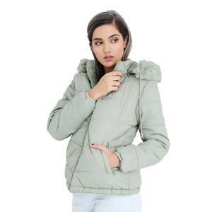 Nouvelle veste matelassée pour femmes à la mode avec un processus tricoté de dernière conception en peau de mouton de haute qualité à bas prix quantité minimale de commande - Product Image 6