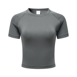 Camisas cortas lisas sólidas para mujer de alta calidad personalizadas 100% algodón transpirable moda de verano ropa informal de moda camisa corta para mujer - Product Image 2