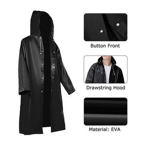 Abrigos de lluvia universales para adultos a prueba de viento impermeables Reflectantes más vendidos para uso en exteriores - Product Image 5