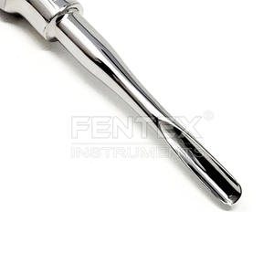 Racine dentaire Luxating Ascenseur Droit 5mm, Or Poignée, Acier Inoxydable - Product Image 3