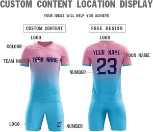 Maillot de football unisexe de qualité supérieure, ensemble de tenue de football, uniforme personnalisé par sublimation pour les équipes de club, design sur mesure - Product Image 6