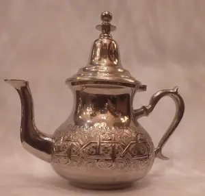Arabic Dallah Tea Coffee Pot classical turkish stainless stelel coffee pot set tea set with handle tea pot for dubai
