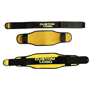 Ceinture de musculation d'haltérophilie personnalisée Soutien de la taille et du dos Levier d'haltérophilie Cuir fendu Boucle en métal Ceintures de gymnastique de fitness - Product Image 4