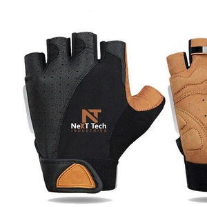Gants de fitness haltérophilie respirants pour entraînement Service OEM Gants de musculation en cuir synthétique sur mesure - Product Image 3
