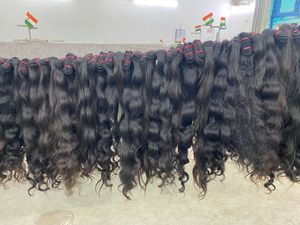 Peluca de cabello humano Remy indio de trama de máquina cruda 8-30 pulgadas extensión de tejido de cabello de múltiples longitudes estiradas disponible - Product Image 3