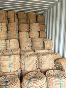 Corde en fibre de coco torsadée en gros, corde en fibre de coco naturelle pour emballage, emballage cadeau, artisanat et décoration OEM - Product Image 5