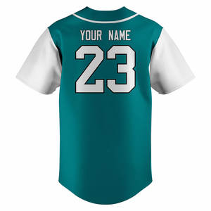 Bordado personalizado de punto doble para jóvenes camisas de béisbol en blanco sublimación Jersey Softball malla botón abajo Jersey de béisbol - Product Image 5
