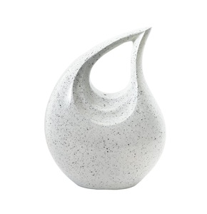 Urna de lágrima blanca Premium para cenizas humanas Urna de cremación para adultos Urna de cremación para cenizas humanas con punto de control de temperatura - Product Image 2