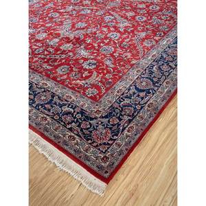 Tapis en laine noués à la main Aalam, motif floral et abstrait rouge et orange, 9x12 rectangulaire, pour entrée et salon Pae-4419 - Product Image 2