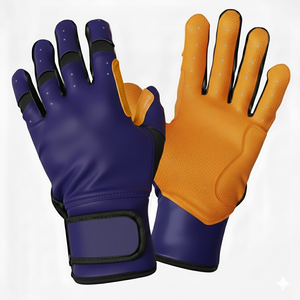 Custom Baseball <b>Gloves</b> for <b>Batting</b> Use Durable Leather Comfortable Fit Ambidextrous Design Eco-Friendly Features for Regular - Product Image 3