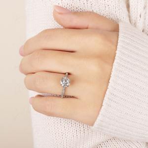 Anillo clásico de plata maciza 925, joyería para mujer, Plata de Ley 925, Topacio blanco, piedras preciosas, estilo bohemio, anillo hecho a mano, regalo para mamá - Product Image 1