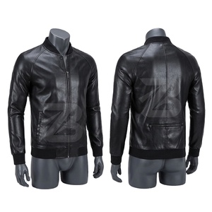 High Quality Winter Motorcycle <b>Jacket</b> for Men Windproof Waterproof Reversible Eco-Friendly Warm Fur <b>Sheepskin</b> Leather Stand - Product Image 2