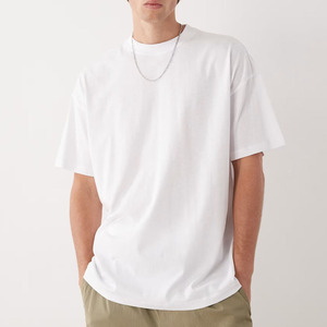 T-shirt pour homme 2026, 100% coton, design oversize à épaules tombantes, impression sérigraphique personnalisée, haute qualité, Zabex Sports 230g - Product Image 1