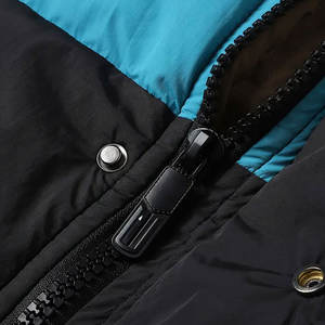 Custom Men's Luxury Casual Puffer Jacket Winter Parka Thick Cotton Padding Breathable <b>Bubble</b> <b>Coat</b> with Hooded Zipper Light Style - Product Image 5