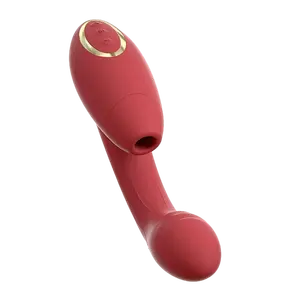 New hot selling Sucking shaking heating Vibrator Portable Multi Function G Spot Massager factory price wholesale supplier