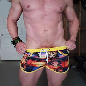 Vêtements pour hommes Short en polyester spandex à séchage rapide pour hommes Short d'été de conception Offre Spéciale différente Short de sport respirant pour hommes - Product Image 5