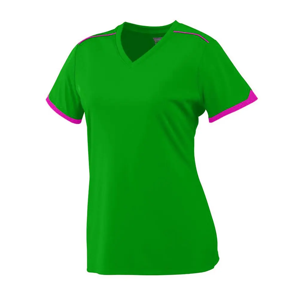 Dames Voetbal Jersey Beste Kwaliteit Top Hoge Kwaliteit Vervaardigd Met 100% Polyester