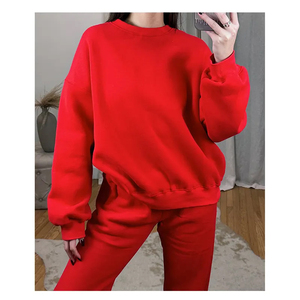 Haute qualité unisexe XL survêtement de course 440 Gsm coton femmes français éponge brodé Logo pull pour l'hiver décontracté élégant - Product Image 1