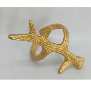 Beau design anneau de papier de soie en aluminium plus grande qualité anneau de papier de soie de taille personnalisée pour une utilisation de fête de mariage en or - Product Image 2