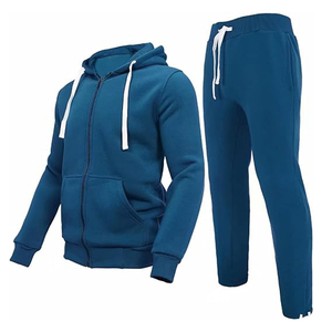 Survêtement pour hommes prix de gros survêtements pas cher vêtements de sport pour hommes personnalisé deux tons Slim Fit 100% coton survêtement pour hommes - Product Image 1