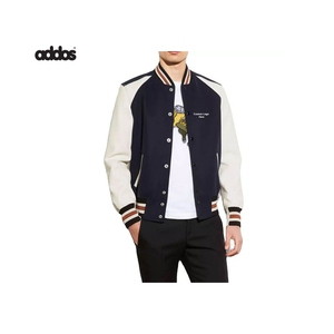 High Quality Custom <b>Men's</b> Hooded Sport Bomber <b>Jacket</b> with Stand Collar Breathable 100% Polyester for Winter High Street Style - Product Image 3