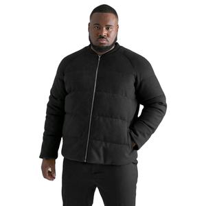 Último diseño de alta calidad chaqueta de bombardero liso personalizado hombre de negocios Blazer satén a prueba de viento chaqueta de bombardero para los hombres - Product Image 1