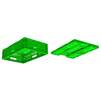 DPK54 Caisses pliantes en plastique jetables pratiques pour assiettes et bols