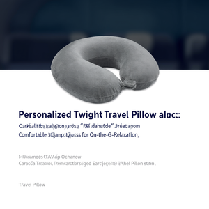 Cuscino da Viaggio Personalizzato Twilight, Gadget Confortevole per il Relax in Movimento - Product Image 3