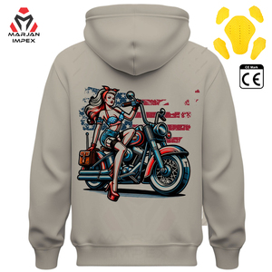 Blouson polaire coupe-vent pour moto, couche intérieure chaude, style motard urbain, pour les cyclistes, pour les trajets urbains, protection et sécurité - Product Image 1
