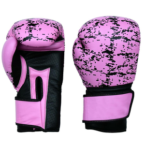 ถุงมือซ้อมมวยหนังแท้ MMA มวยไทย14oz 16oz ถุงมือซ้อมมวยแบบมืออาชีพ - Product Image 1