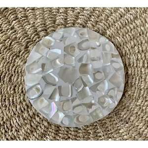 Dessous de verre en bois d'acacia en résine époxy artisanale de meilleure qualité Dessous de verre en bois fait à la main pour boisson et thé Maison et cuisine - Product Image 5