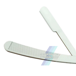 Maquinillas de afeitar a precio de fábrica, maquinillas de afeitar rectas de peluquero de cuchillas individuales con mango de plástico con estuche de embalaje de cuero PU personalizado - Product Image 2