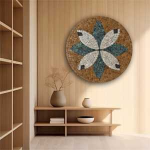 Calcomanías Decorativas de Pared con Diseño Floral MIX, Hechas a Mano, Calidad Premium, Sensación Lujosa, en Tamaños de 16x16 a 32x32 Pulgadas para una Decoración del Hogar Única - Product Image 1