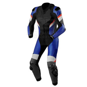 Combinaison de protection pour moto en cuir, équipement de course intégral, combinaison de moto en cuir pour homme - Product Image 3