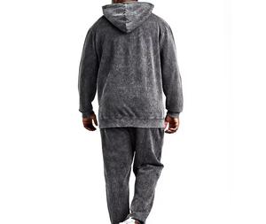 Conjuntos Deportivos Personalizados con Lavado Ácido, Pantalones Deportivos de Pierna Recta de 500 GSM, Conjuntos de Sudadera con Capucha y Pantalones Deportivos Desgastados para Hombre - Product Image 5