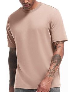 Cómodos hombres básicos cuello redondo algodón media manga slim fit transpirable tela suave verano casual liso camisetas para usar - Product Image 1