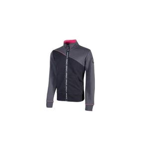 Sudadera mujer URANUS gris fucsia Sudadera con capucha - Product Image 1
