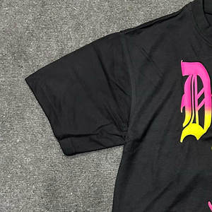 T-shirt uni 100% coton avec taille personnalisée T-shirt lourd personnalisé impression 3D T-shirt pour hommes vente en gros - Product Image 3