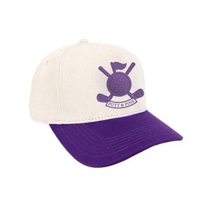 Gorra de golf bicolor al por mayor con logo de marca personalizado, gorra estructurada de 5 paneles con ojales, visera curva, gorra deportiva vintage, fábrica en Vietnam - Product Image 2