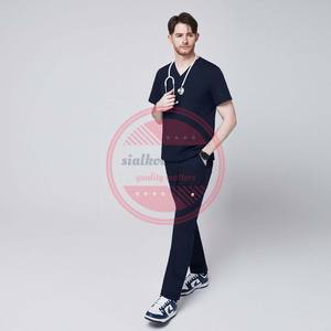 Pantalon de gommage droit 8 poches Pantalon de gommage médical pour hôpital infirmier - Product Image 4