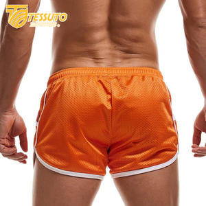 Shorts de sport décontractés pour hommes et femmes de haute qualité, écologiques, imperméables, à séchage rapide, respirants, en maille unie - Product Image 4