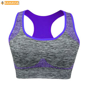 Soutien-gorge de sport solide respirant pour femmes Spandex Nylon Fitness Wear avec soutien confortable OEM ODM disponible - Product Image 3